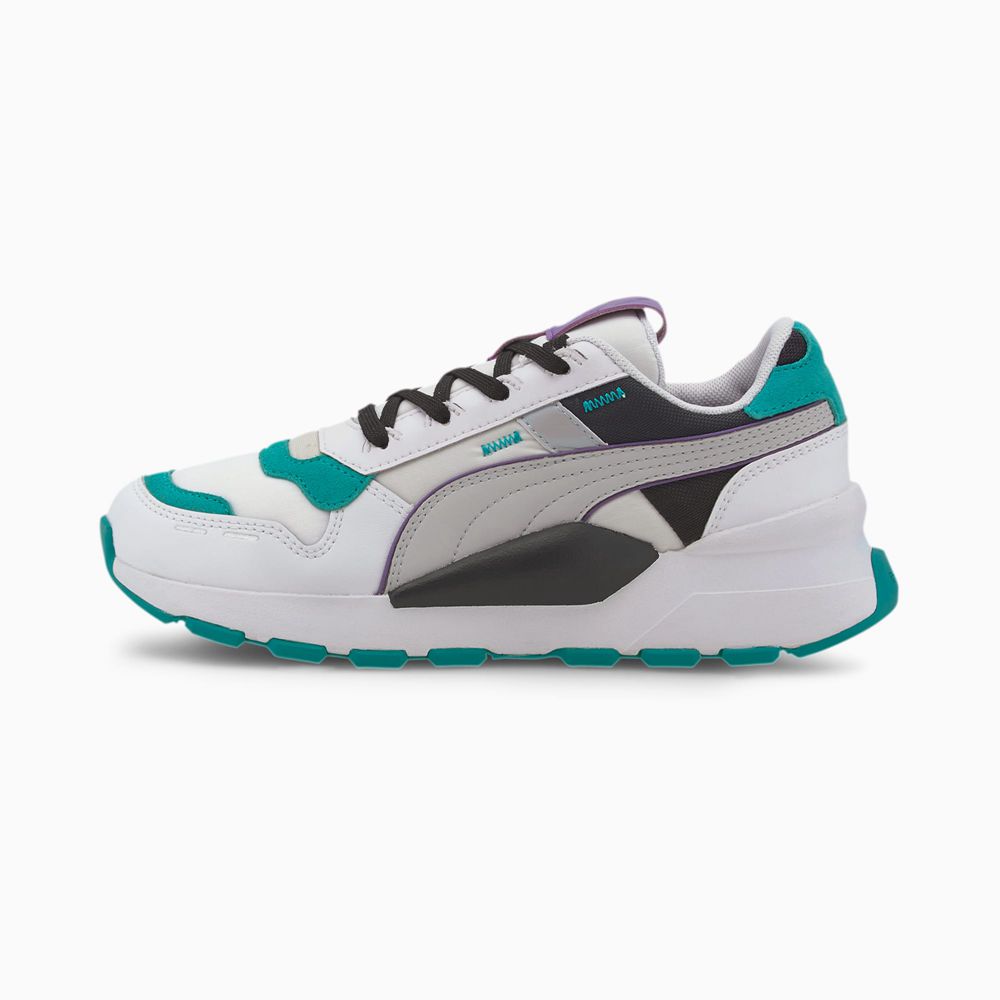 Puma RS 2.0 Futura Lány Sportcipő - Fehér/Zöld ( Hungary - IKZAU5298 )